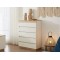 Ariella Tallboy with 5 Drawers White
