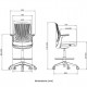 Drafting Chair F3 Office Stool with Highlift & Footring | ErgoChoice
