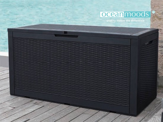 Oceanmoods Saya Outdoor Storage Box 380L Black