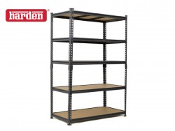 Harden Garage Storage Shelves 5-Tier Black 180x120x45cm