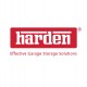 Harden Heavy Duty Garage Storage Wire Shelves 4-Tier Black 183x182x54cm