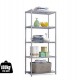 Harden Household Storage Wire Shelving 5-Tier Silver 160x56x35cm
