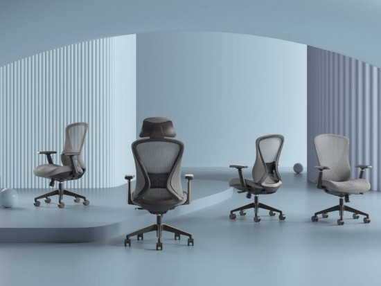 Executive Office Chair K2 with Headrest Grey | ErgoChoice