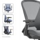 Executive Office Chair K2 with Headrest Grey | ErgoChoice