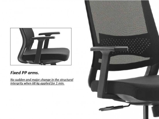 Office Chair K3 Mesh with Adjustable Lumbar Black | ErgoChoice