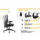 Office Chair K5 Heavy-duty with Headrest Mesh Black | ErgoChoice