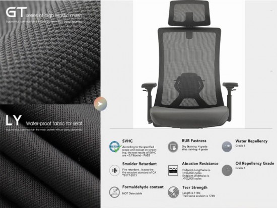 Office Chair K9 Heavy-duty Highly Adjustable Mesh Black | ErgoChoice