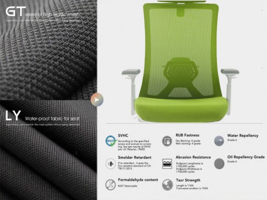 Office Chair K9Heavy-duty Highly Adjustable Green | ErgoChoice