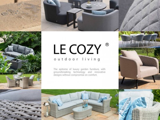 LeCozy Pebble Dining Chair - Grey