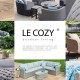 LeCozy Wicker Range Oxford 3 Seater Sofa Set