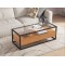 Manchester Drawer Coffee Table Glass Top