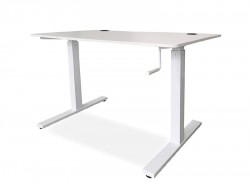 Manual 120 CM Standing Desk White