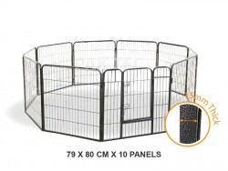 Pet Enclosure 80x79cm - 10 Panels
