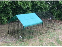 Pet Enclosure with Cover 185x75x75cm