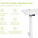 Pro Dual Plus Electric Standing Desk Black Frame With Desktop (More Options)