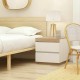 Ariella Bedside Table with 2 Drawers White